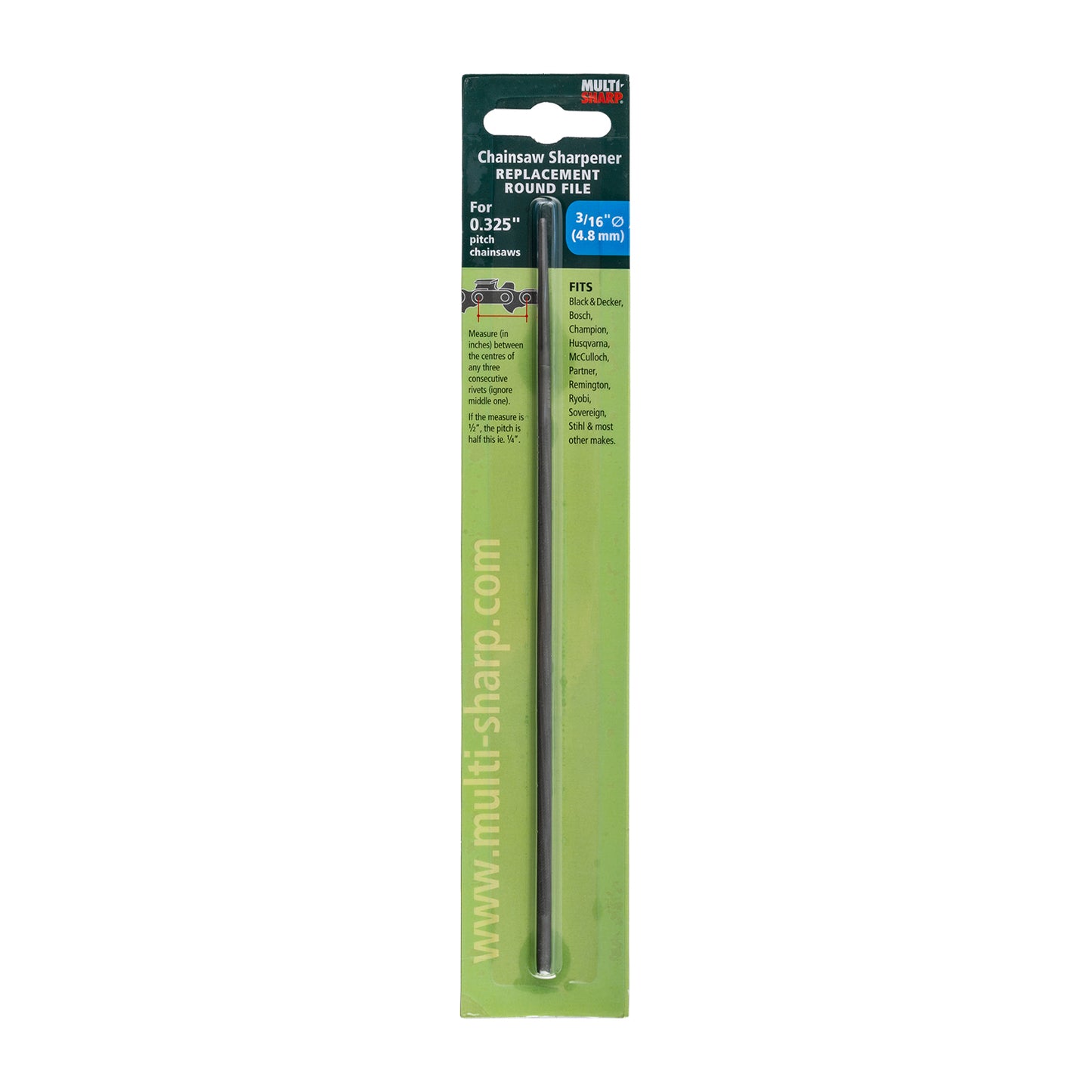 REPLACEMENT ROULD FILE 3/16' FOR MS1701E CHAINSAW SHARPENER