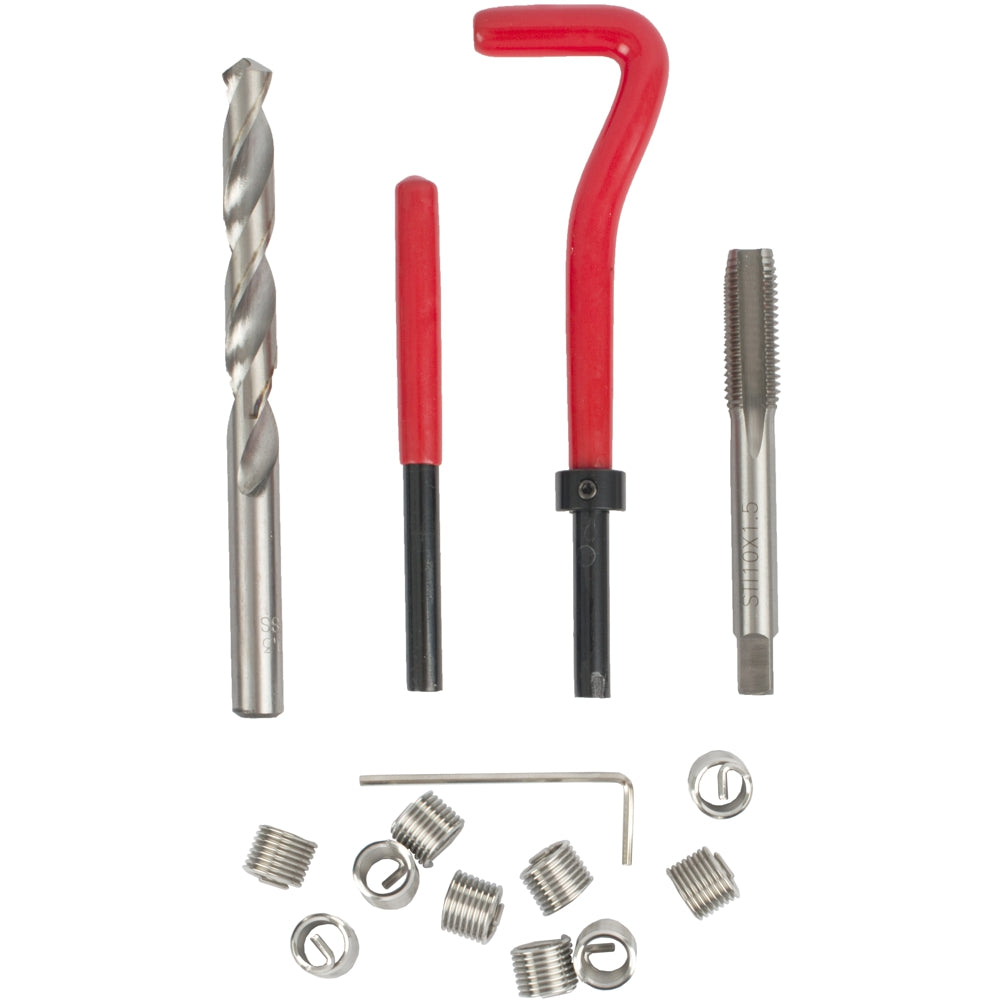 THREAD REPAIR KIT 14PC M10 X 1.5 X 1.5D INTERNAL THREAD CARDED