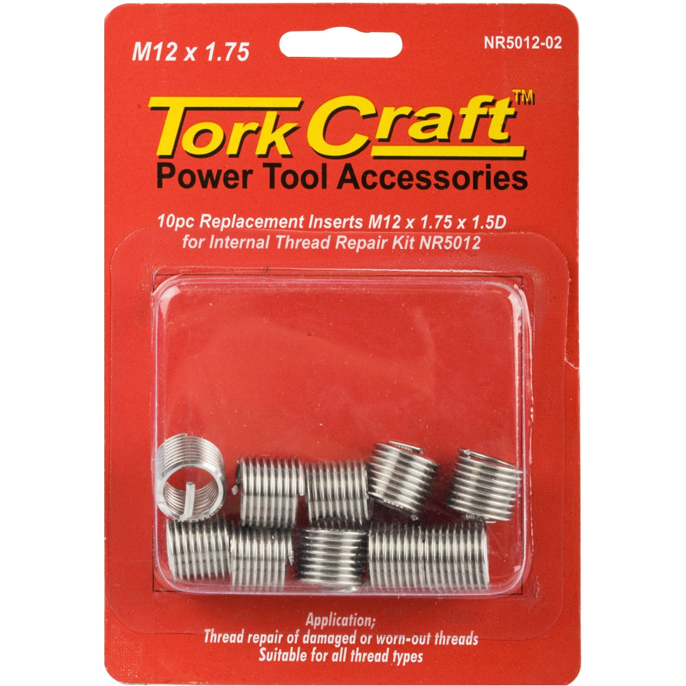 THREAD REPAIR KIT M12 X 1.75 X 1.5D REPL. INSERTS FOR NR5012