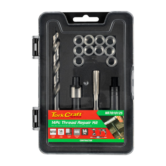 THREAD REPAIR KIT 14PC M10 X 1.25 X 14MM FLANGE INSERT