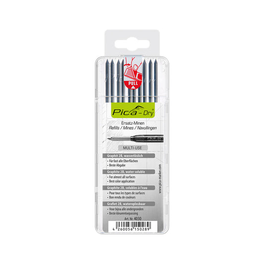PICA DRY REFILLS 10PC GRAPHITE
