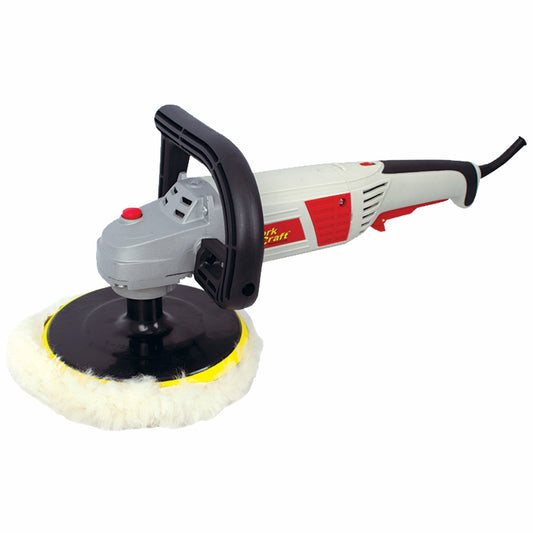 POLISHER 1200W WOOL BONNET 180MM WITH 4M CORD