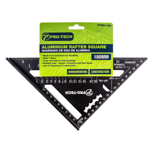RAFTER SQUARE 180MM ALUMINIUM
