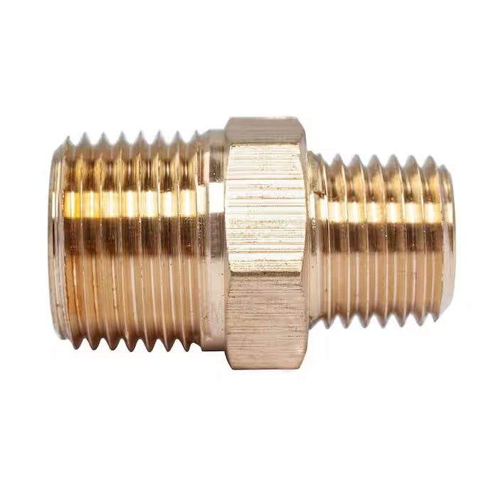 NIPPLE BRASS 3/8X1/2 M/M