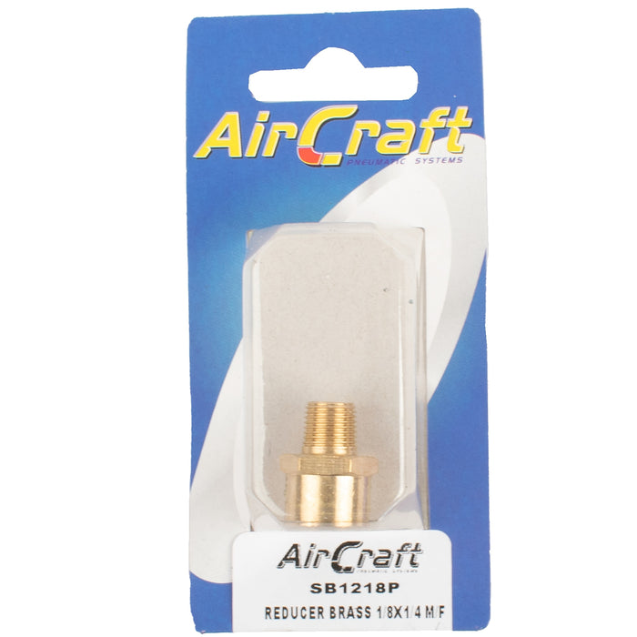 REDUCER BRASS 1/8X1/4 M/F 1PC PACK