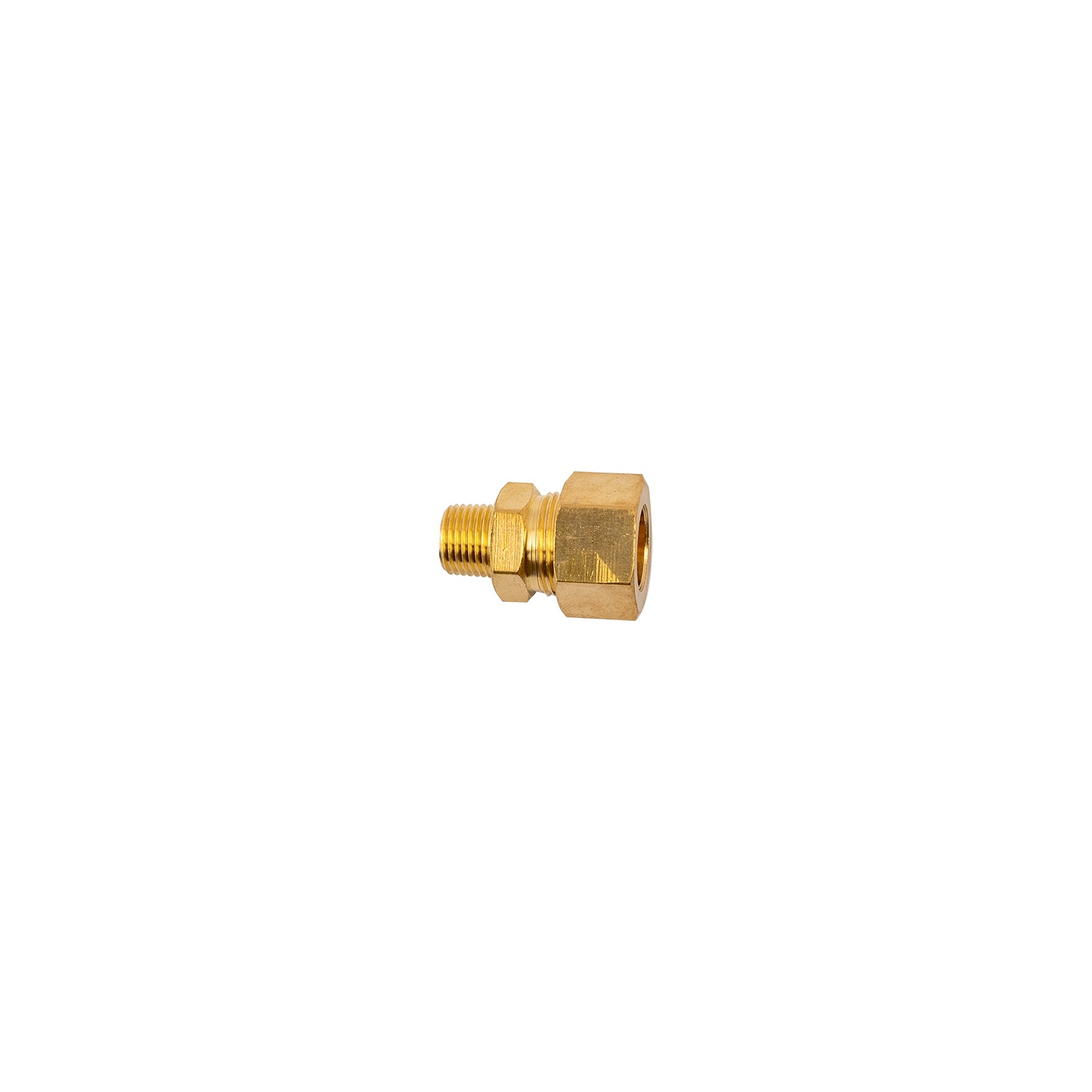 BRASS CONICAL STR. 3/8'TUBE X 1/8' M