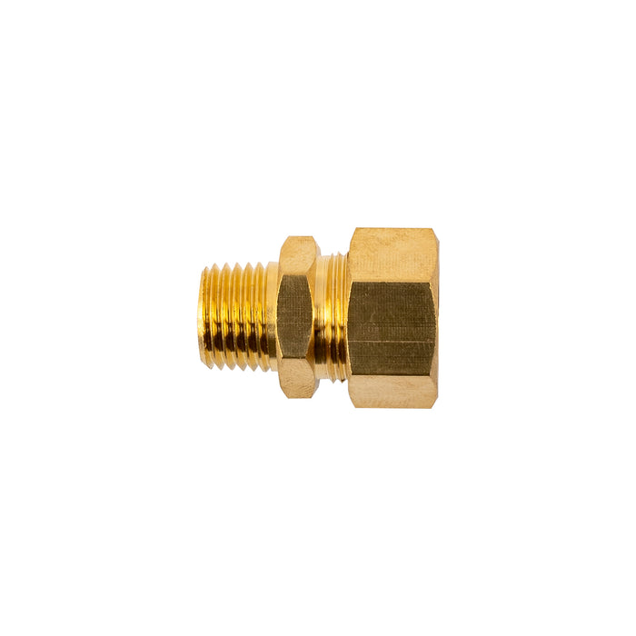 BRASS CONICAL STR. 1/2' TUBE X 1/4' M