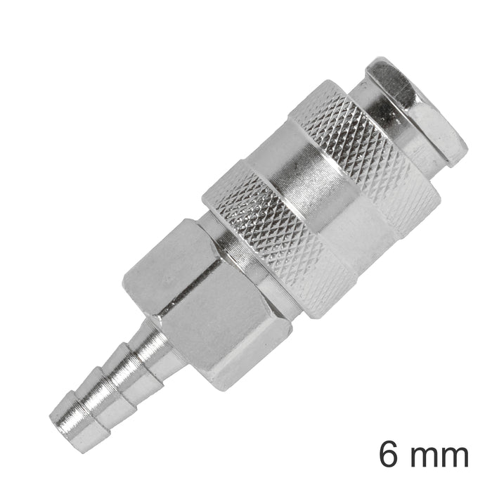 QUICK COUPLER UNIVERSAL 6MM HOSETAIL