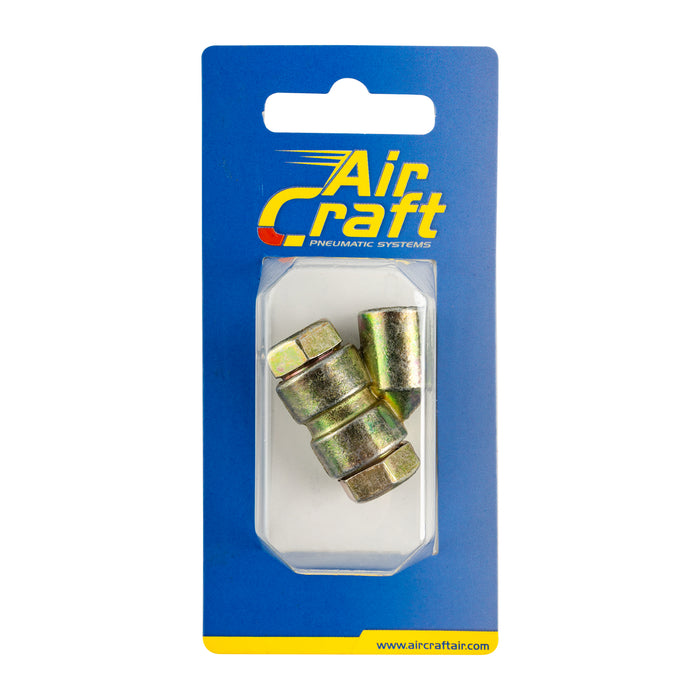 TYRE CHUCK DUAL HEAD 1/8' 2-WAY 1PC CARDED