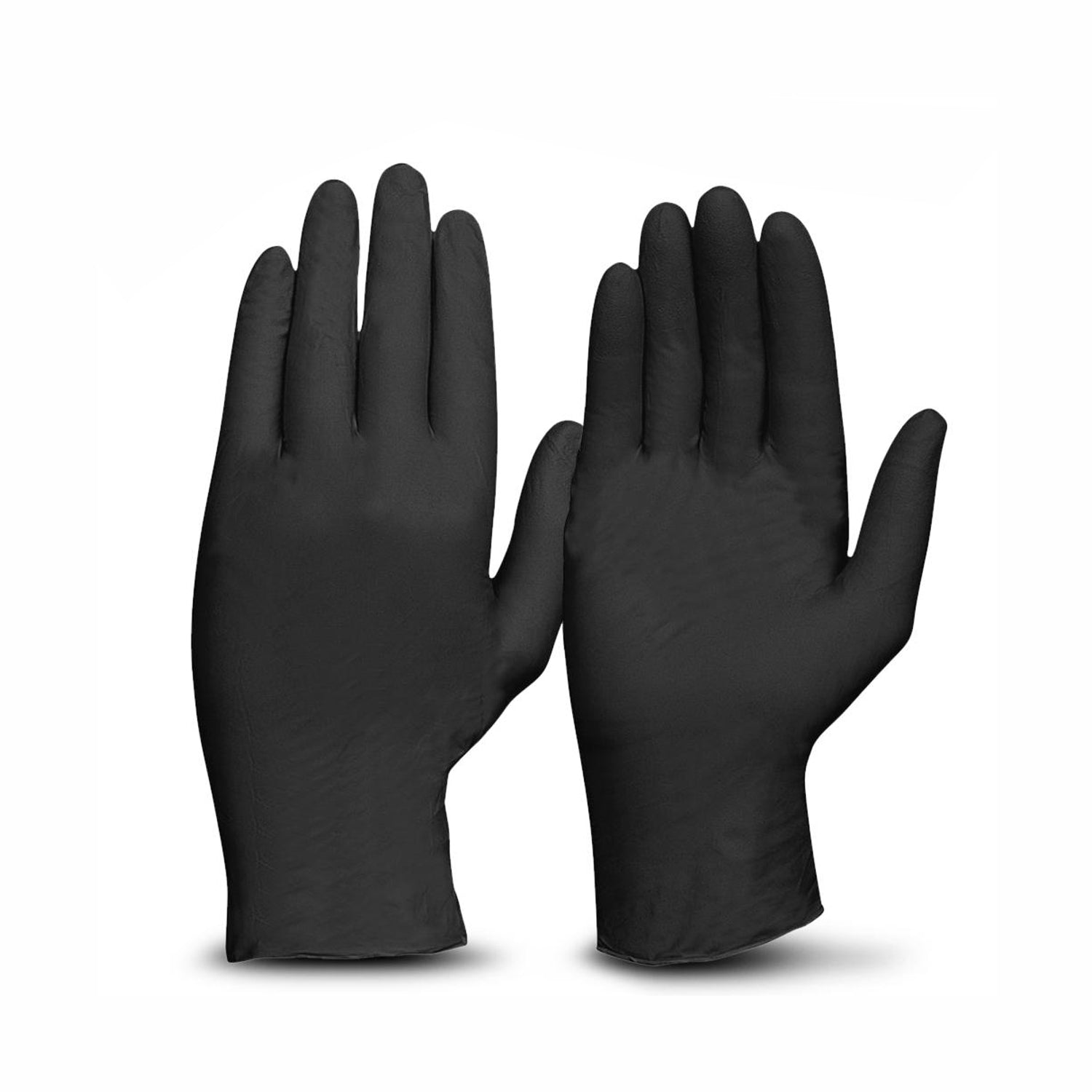 NITRILE GLOVE L/DUTY LARGE BLACK 100PC T/BOX