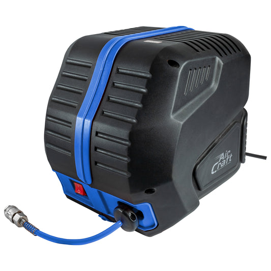 AIR COMPRESSOR HOSE REEL 1100W 220V 66L/MIN WALL MOUNT