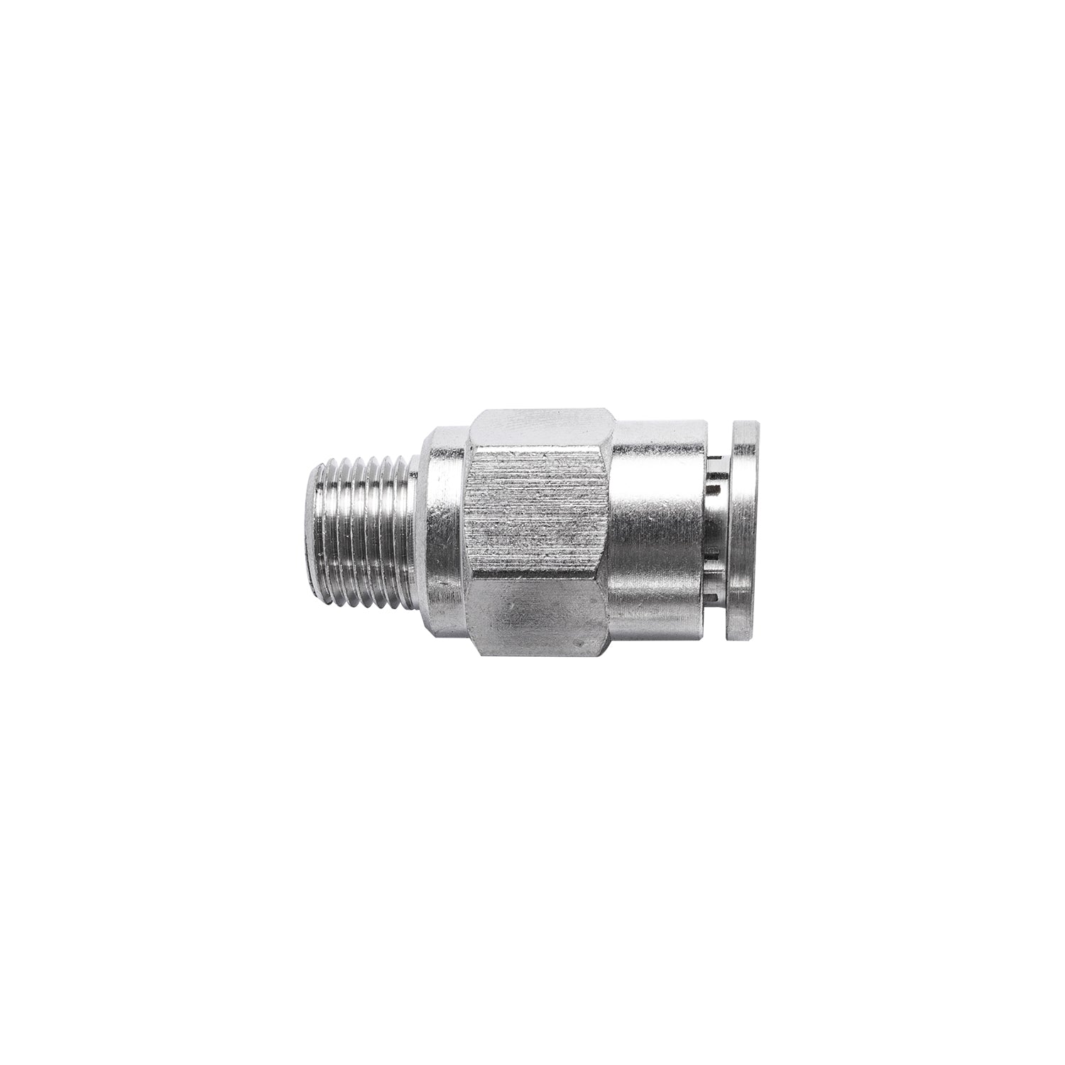 METAL PU FITTING STRAIGHT 8MM X 1/8' M