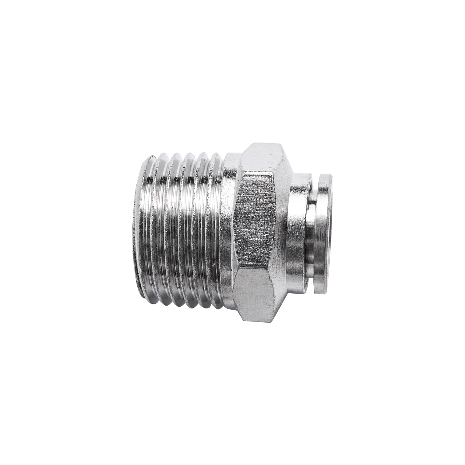 METAL PU FITTING STRAIGHT 10MM X 1/2' M