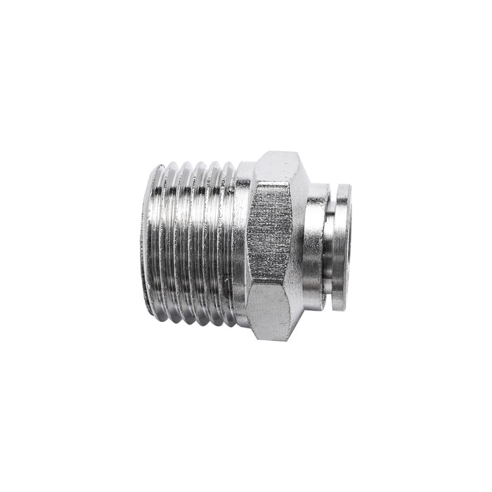 METAL PU FITTING STRAIGHT 10MM X 1/2' M