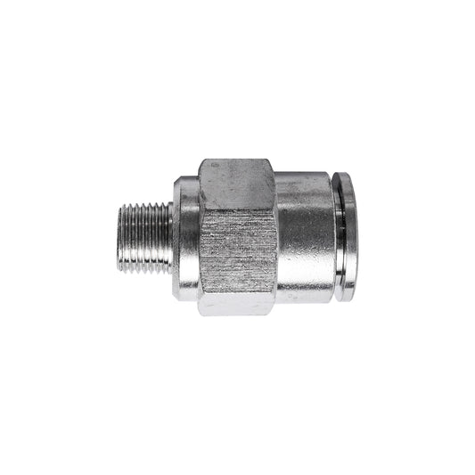 METAL PU FITTING STRAIGHT 12MM X 1/8' M