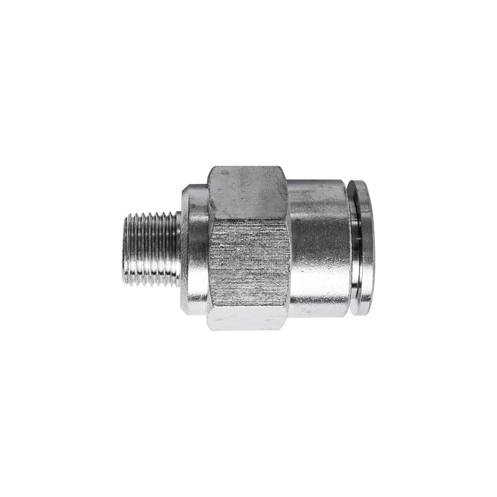 METAL PU FITTING STRAIGHT 12MM X 1/8' M