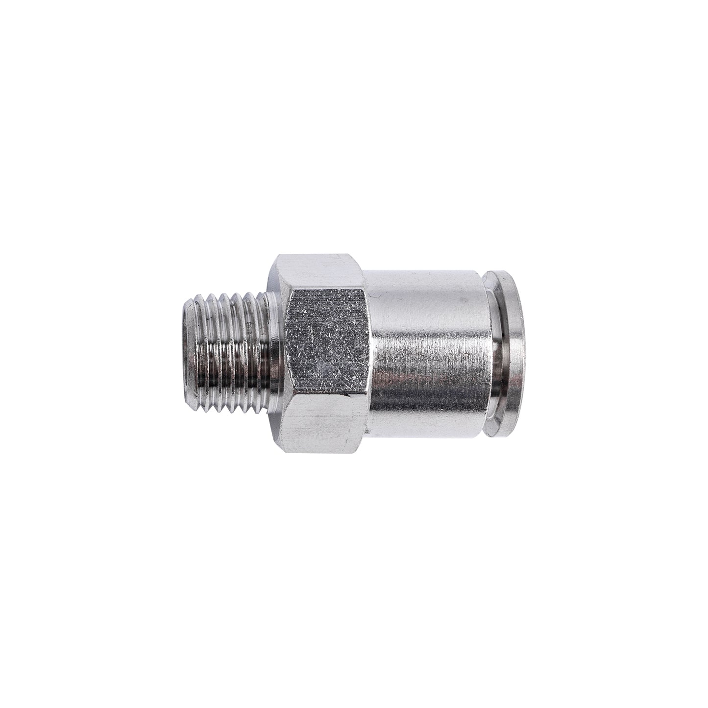 METAL PU FITTING STRAIGHT 12MM X 1/4' M