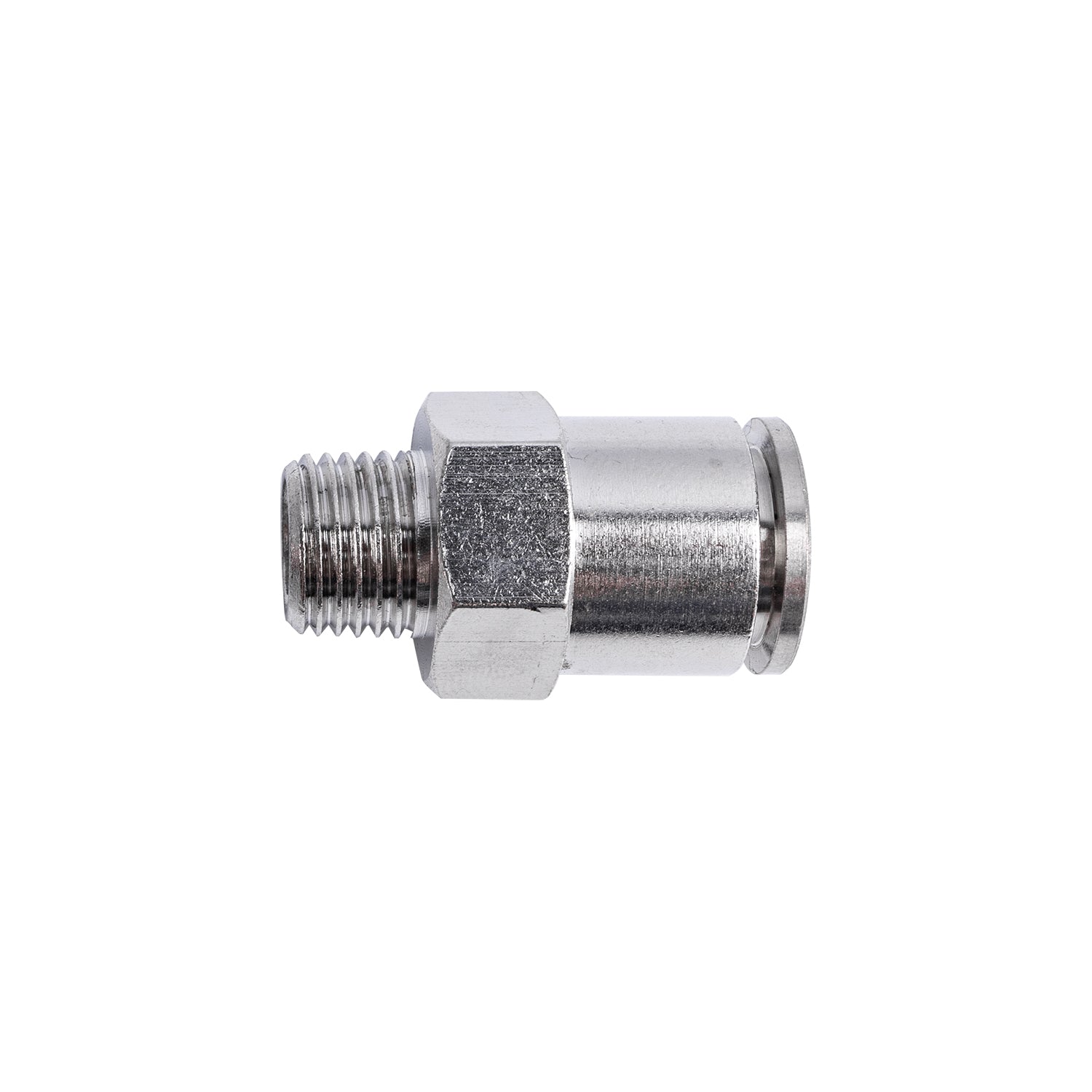 METAL PU FITTING STRAIGHT 12MM X 1/4' M