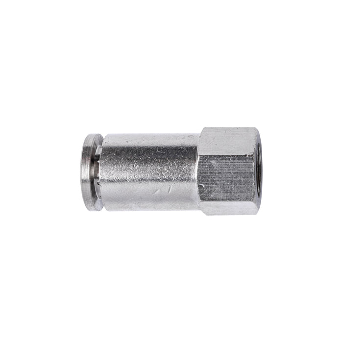 METAL PU FITTING STRAIGHT 8MM 1/8' F
