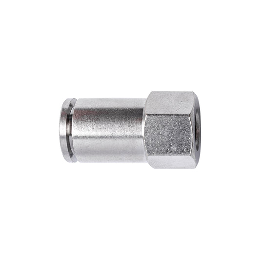 METAL PU FITTING STRAIGHT 10MM 1/8' F