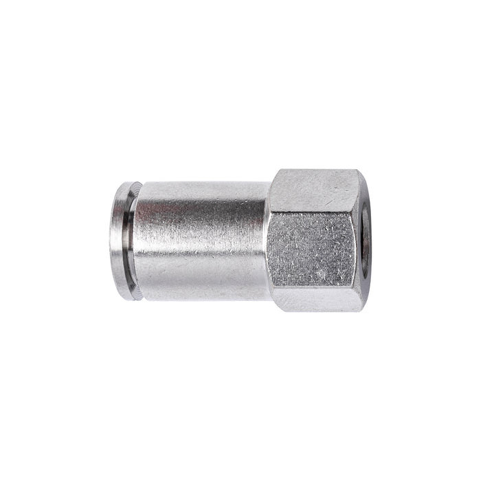 METAL PU FITTING STRAIGHT 10MM 1/8' F