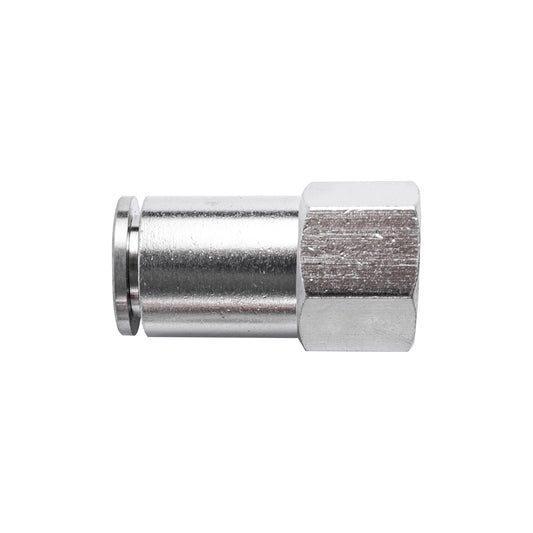METAL PU FITTING STRAIGHT 10MM 1/4' F