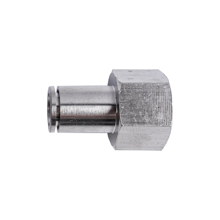 METAL PU FITTING STRAIGHT 10MM 1/2' F
