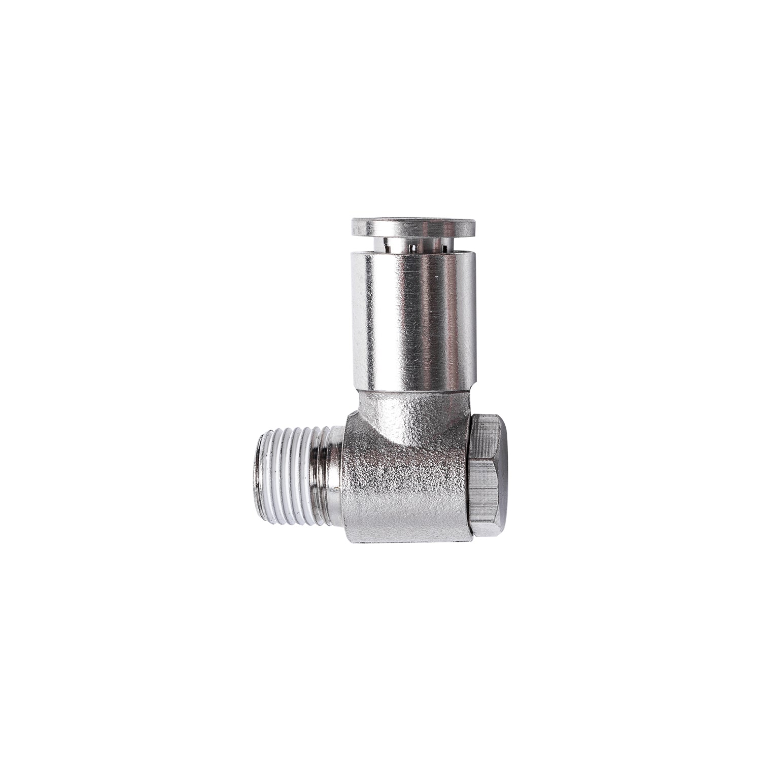 METAL SWIV. ELBOW 6MM X 1/8' M