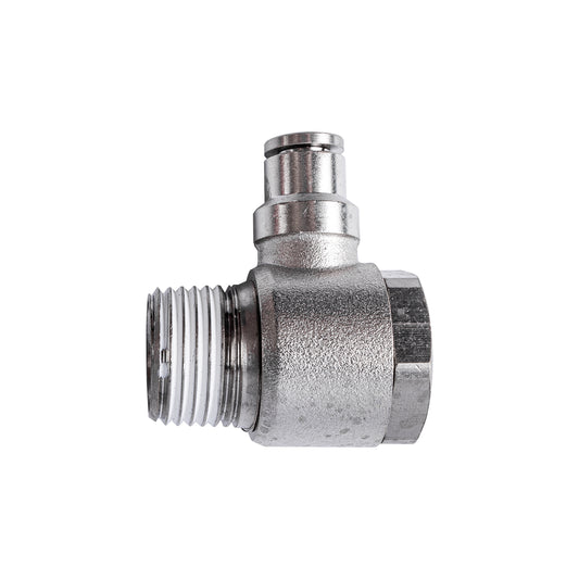 METAL SWIV. ELBOW 6MM X 1/2' M
