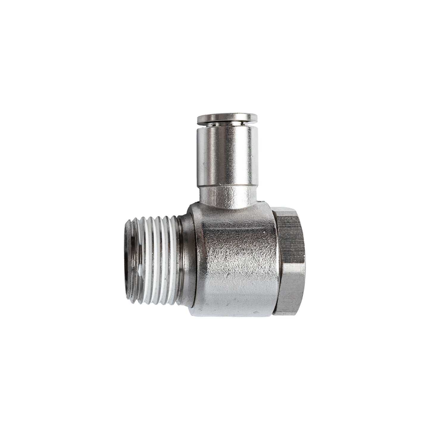 METAL SWIV. ELBOW 8MM X 1/2' M