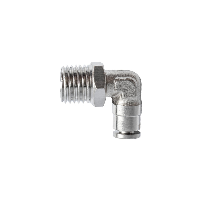 METAL PU FITTING ELBOW 4MM 1/4' M
