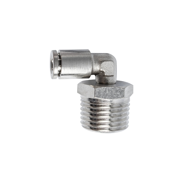 METAL PU FITTING ELBOW 6MM 1/2' M