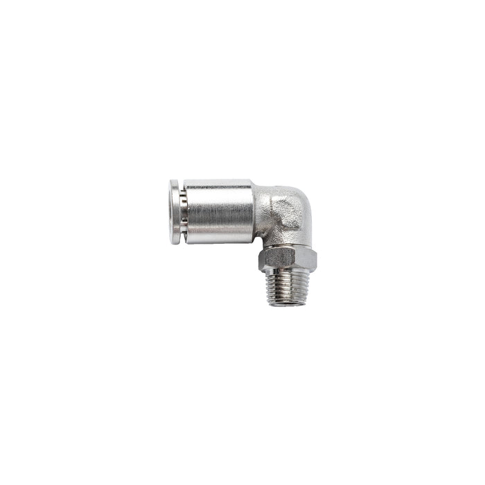 METAL PU FITTING ELBOW 8MM 1/8' M