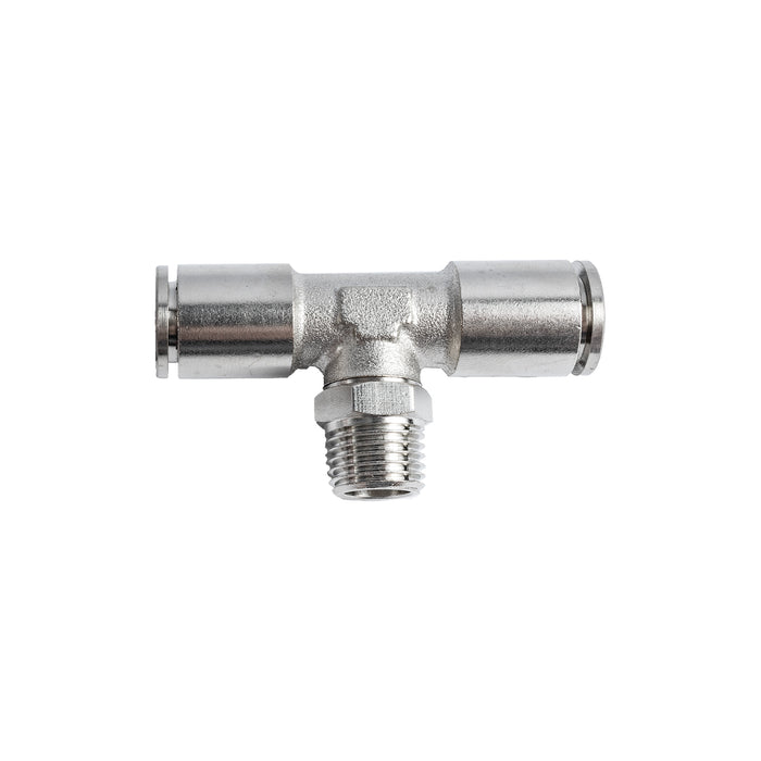 METAL PU FITTING T-JOINT 10MM 1/4' M