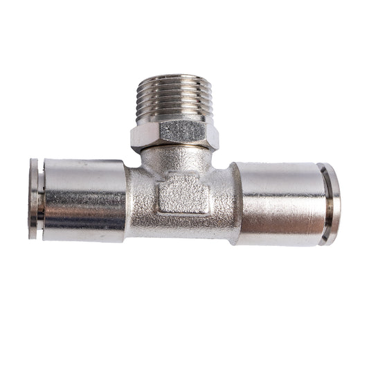 METAL PU FITTING T-JOINT 12MM 3/8' M