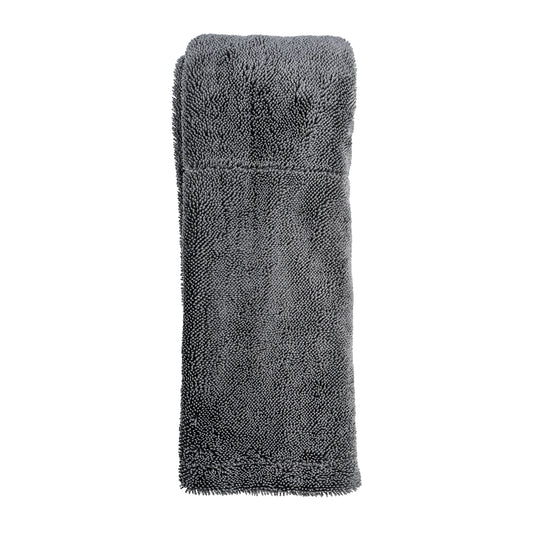 MICROFIBRE CLOTH DRY TOWEL GREY 500MM X 700MM 1100GSM