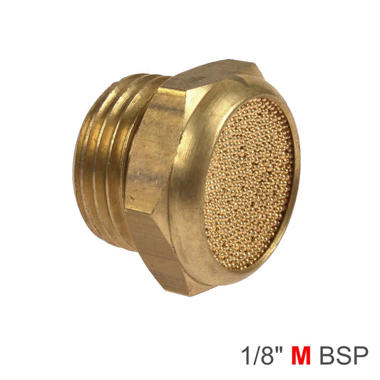 MUFFLER BRASS FLAT 1/8' MALE