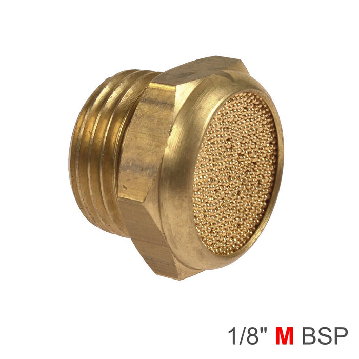 MUFFLER BRASS FLAT 1/8' MALE