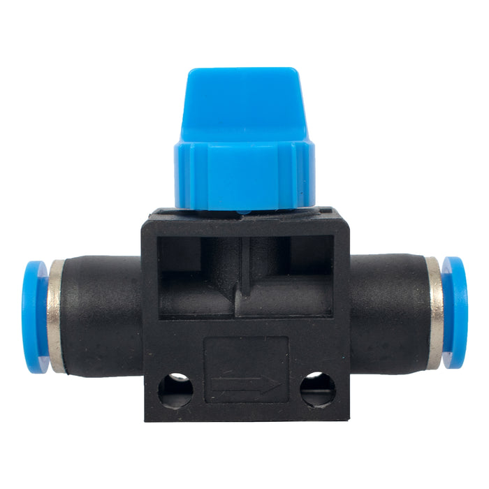 PU HOSE FITTING VALVE 8MM-8MM