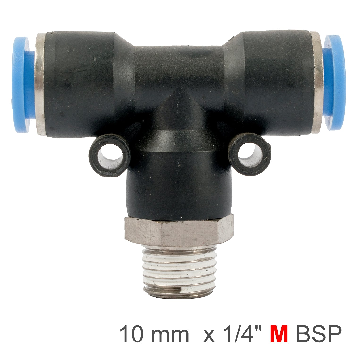 PU HOSE FITTING TEE 10MM-1/4 M