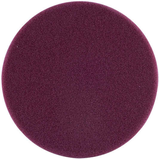 FOAM PAD HOOK AND LOOP MAROON SPONGE 150MM 6' HEAVY COMPOUNDING