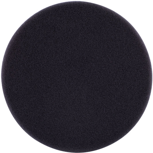 FOAM PAD HOOK AND LOOP BLACK SPONGE 150MM 6' FINISHING