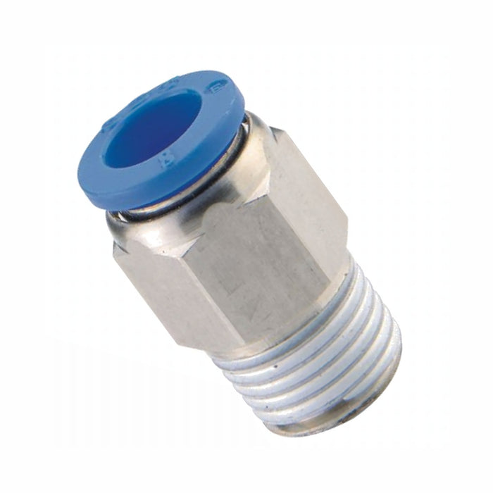 PU HOSE FITTING STRAIGHT STUD 6MM-M5 MALE