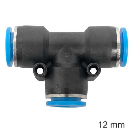 PU HOSE FITTING TEE 12MM