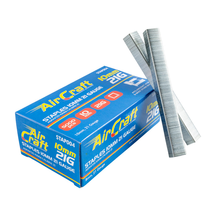 STAPLES 10MM 21 GAUGE 5000 PER BOX