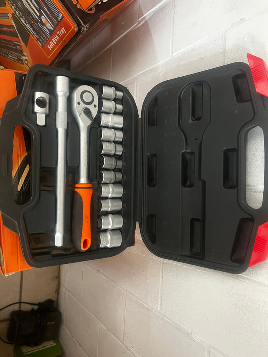Socket Set 1/2" DDrive 8-22mm 14pc