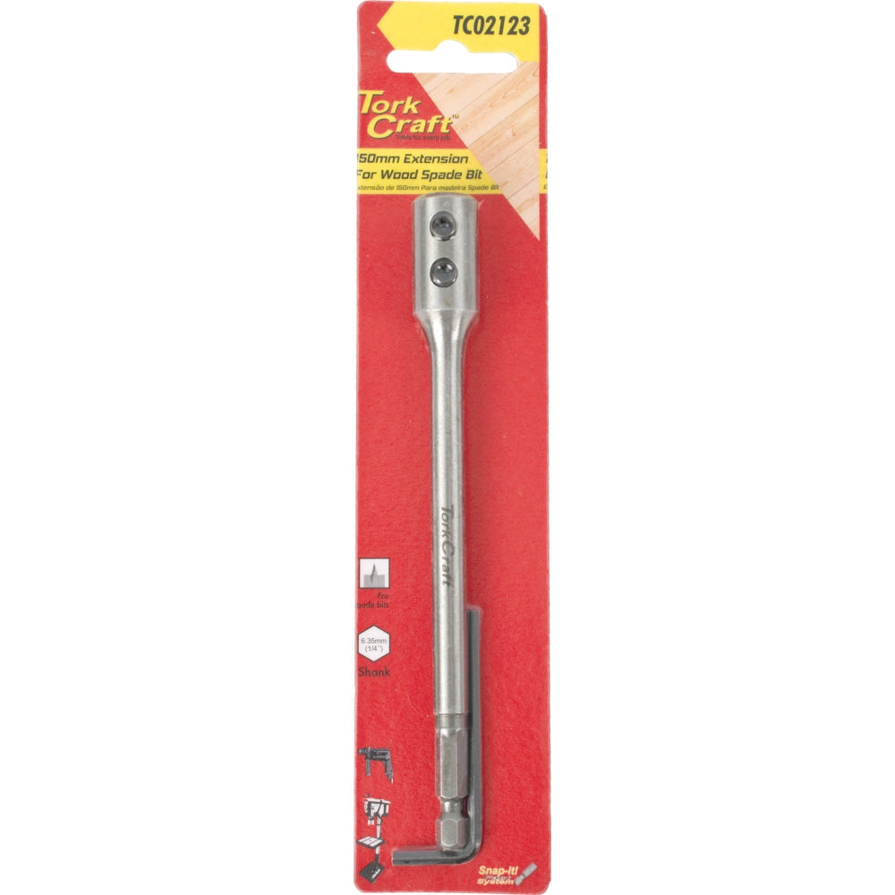 EXTENSION 150MM FOR SPADE BITS