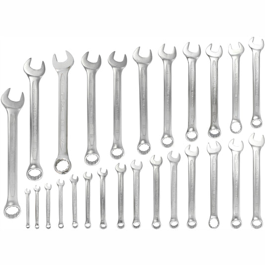 26PCS COMBINATION SPANNER SET 6-32MM DEEP OFFSET JUMBO RACK
