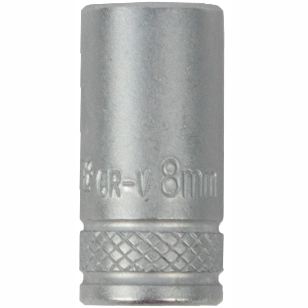 SOCKET 8MM 1/4' DRIVE CRV 12 POINT