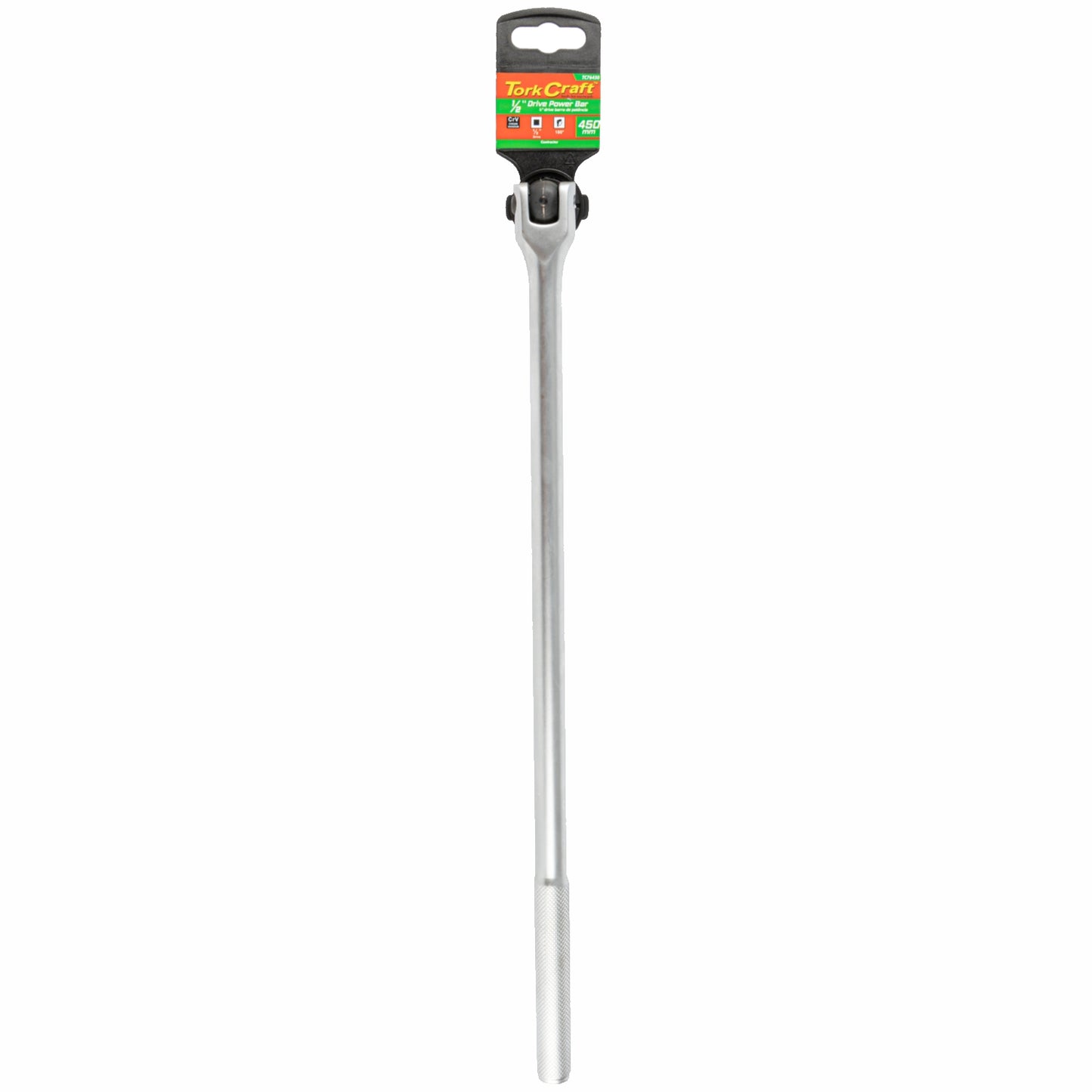 POWER BAR 1/2' DRIVE  450MM SWIVEL HEAD  STEEL HANDLE